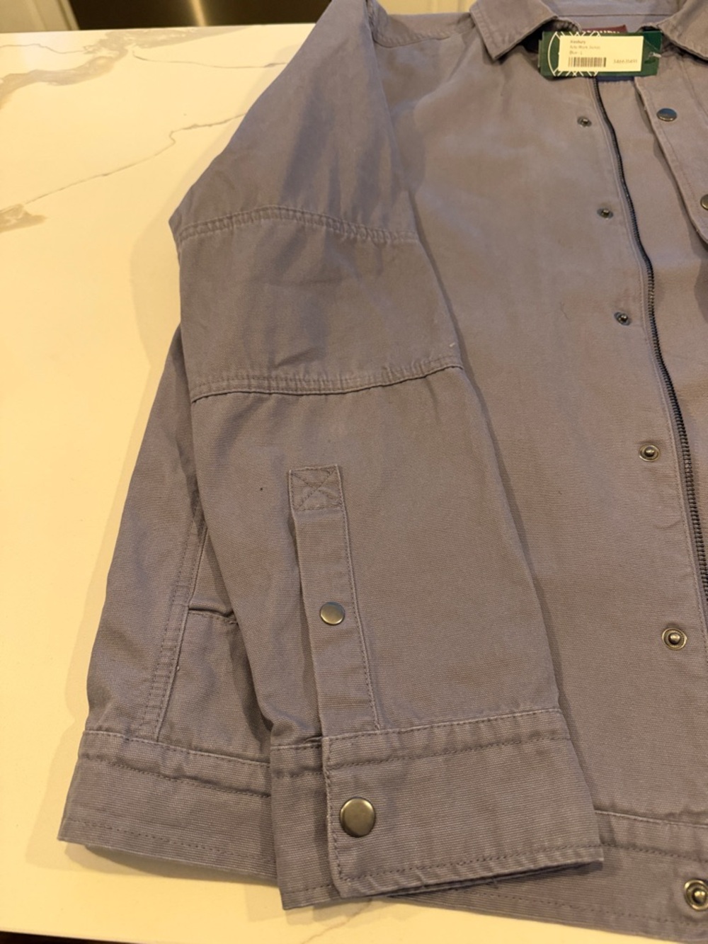 Alesbury Blue Button-Up Jacket - Picture 4 of 6